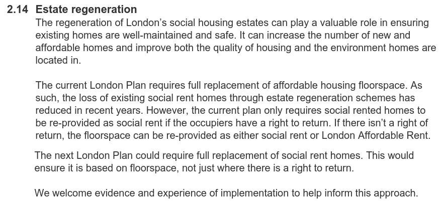 New London Plan extract