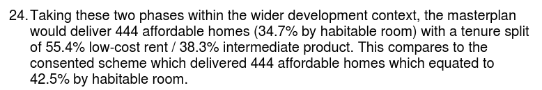 extract from GLA report