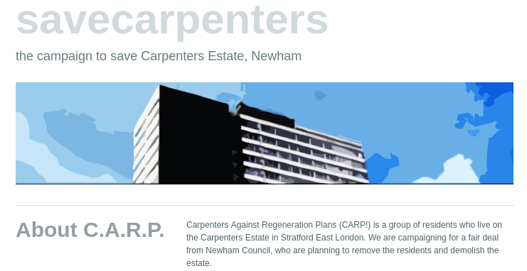 Carpenters estate image