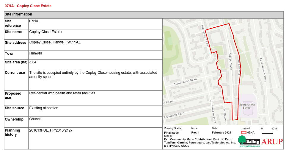 Copley Close estate