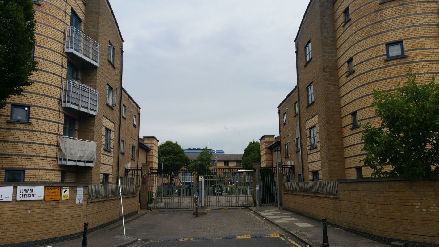 Juniper Crescent and Gilbeys Yard estate image