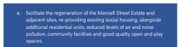 Mansell Street estate image