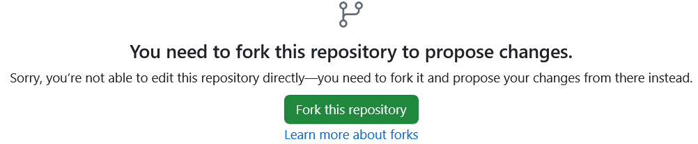 image of forking at github